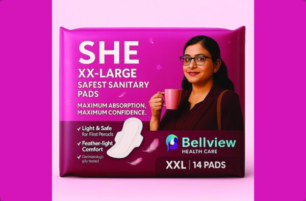 SHE XX-LARGE SAFEST SANITARY PADS